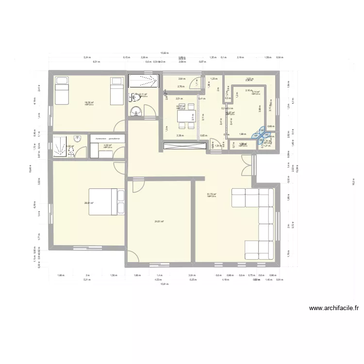 plan cuisine v1. Plan de 12 Pièces et 173 m² plan cuisine v1. Plan de 12 Pièces et 173 m²