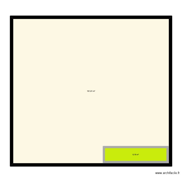 2 PLAN. Plan de 2 pièces et 176 m2