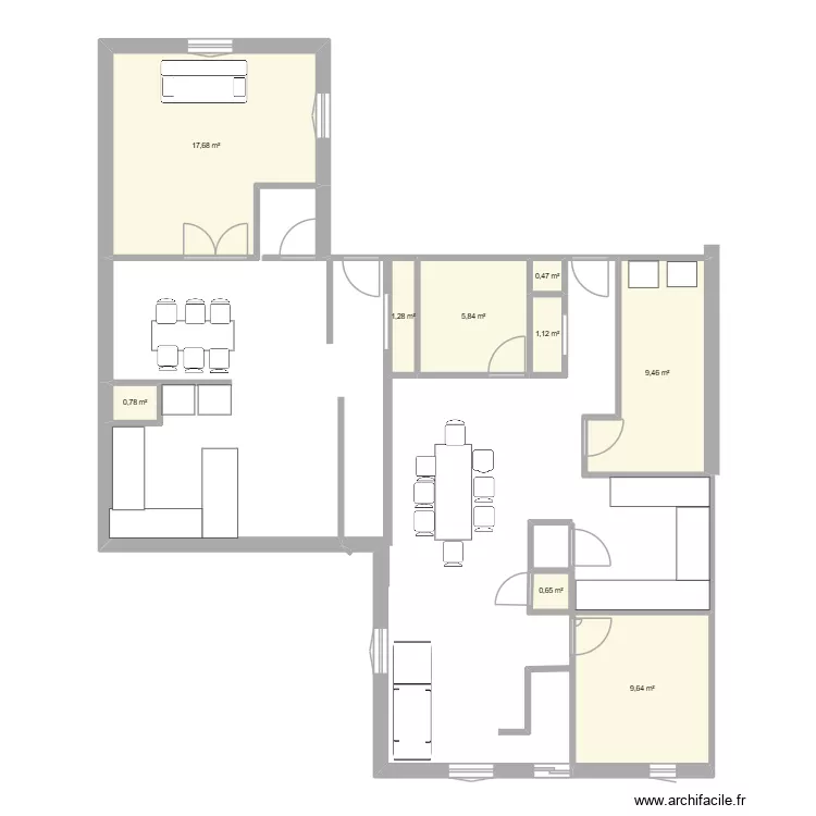 AgrandissementN. Plan de 9 et 47 m² AgrandissementN. Plan de 9 et 47 m²