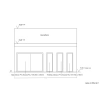 plan maison arrière