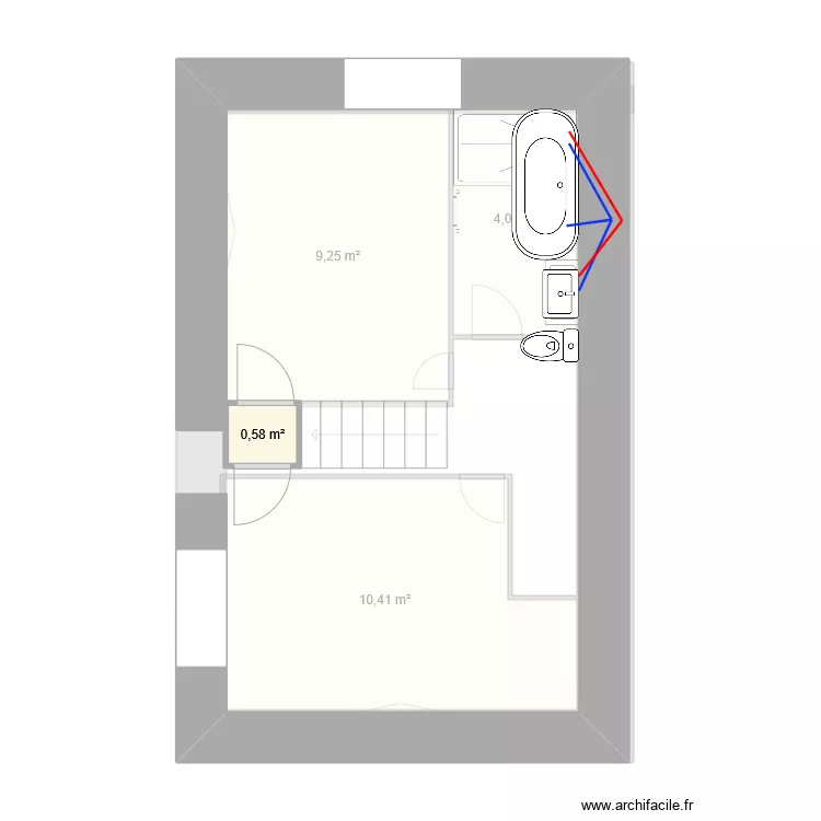 Bidarray plan plomberie. Plan de 