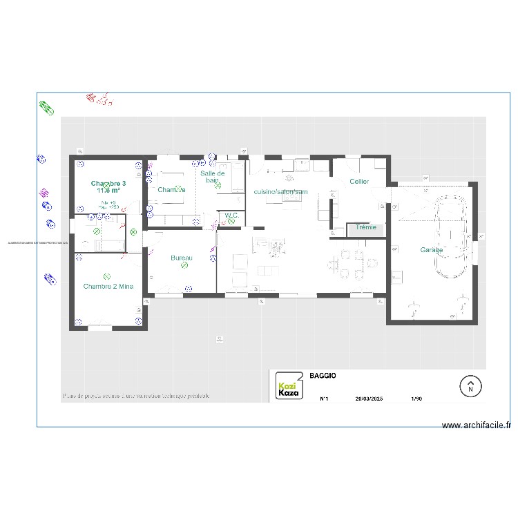 BAGGIO. Plan de 0 pièce et 0 m2