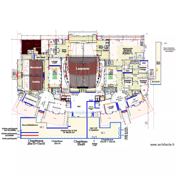MEDays 2026 RDC V2. Plan de 3 Pièces et 1658 m²