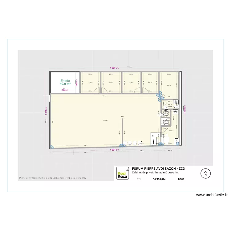local saxon 160 m2 au 20.06.24. Plan de 