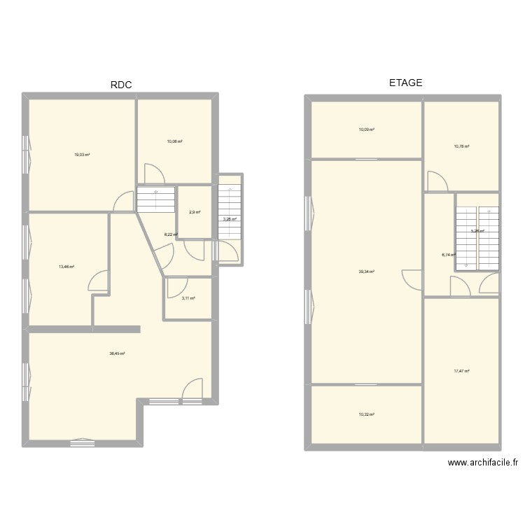 CANIOTTI LOCAL 2. Plan de 15 pièces et 194 m2