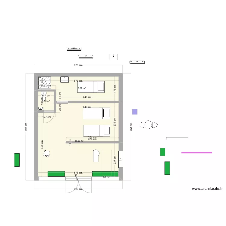 AHAVA esth&eacute;tique ONLY 1. Plan de 