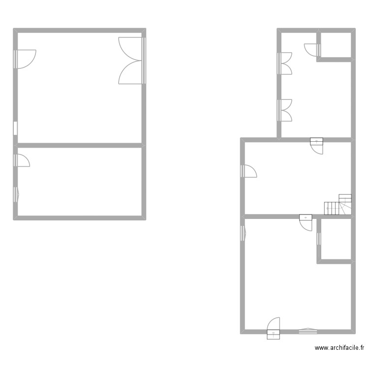 EP Loire_CAZEDO. Plan de 6 pièces et 204 m2