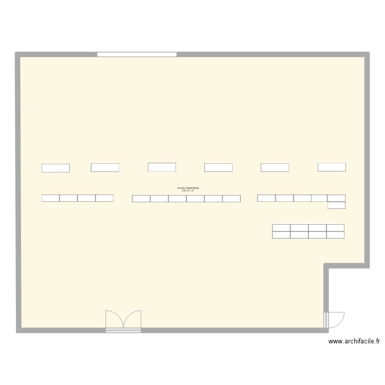 titi15. Plan de 1 pièce et 290 m2