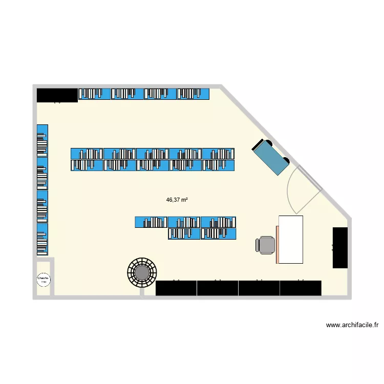 fourniture 5eme. Plan de 2  et 47 m²