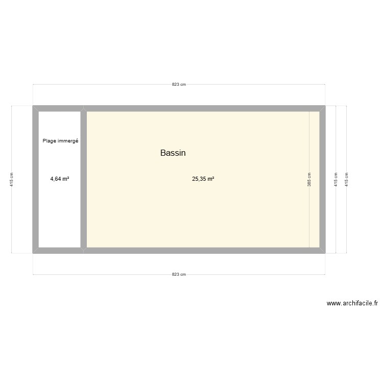 piscine 2. Plan de 0 pièce et 0 m2
