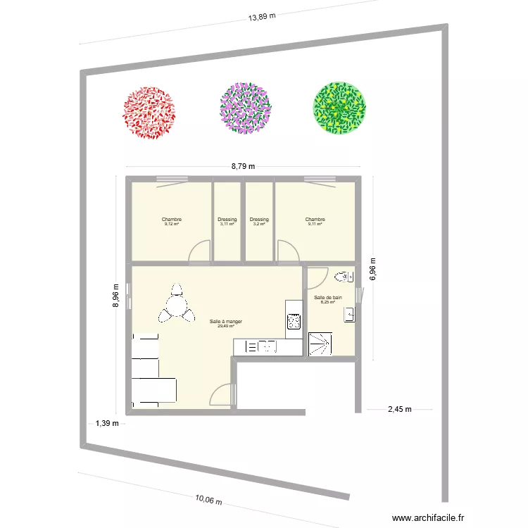 MADA2. Plan de 6 et 60 m² MADA2. Plan de 6 et 60 m²