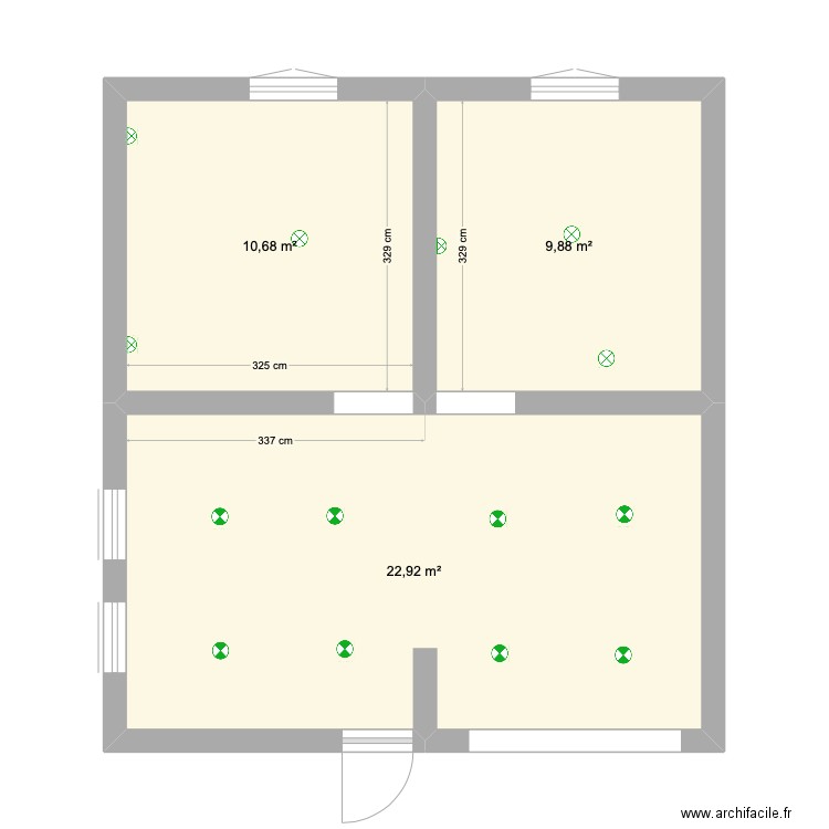 appartement. Plan de 0 pièce et 0 m2
