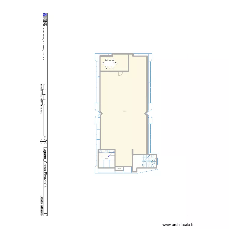 Lugano vide. Plan de 
