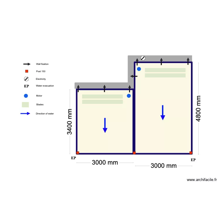 O'reilly. Plan de 2 et 23 m² O'reilly. Plan de 2 et 23 m²