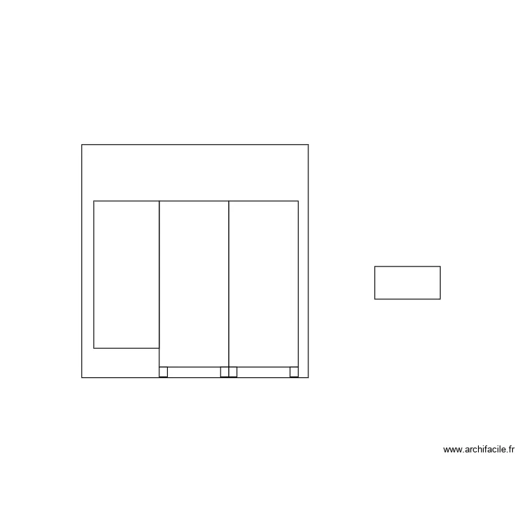 ARMOIRES BUREAU. Plan de ARMOIRES BUREAU. Plan de