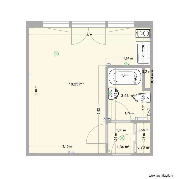 A11. Plan de 5 et 25 m² A11. Plan de 5 et 25 m²