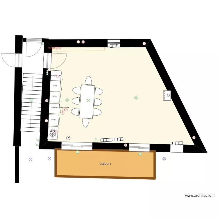 Gars - Extension - test calques. Plan de 