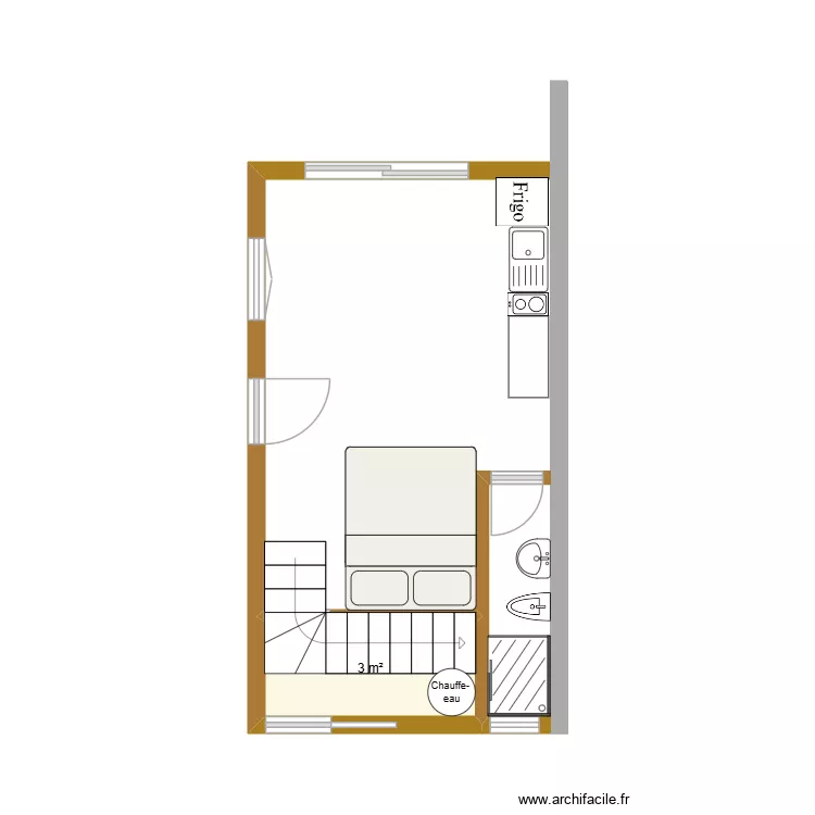 atelier1. Plan de 1 Pièce et 3 m² atelier1. Plan de 1 Pièce et 3 m²