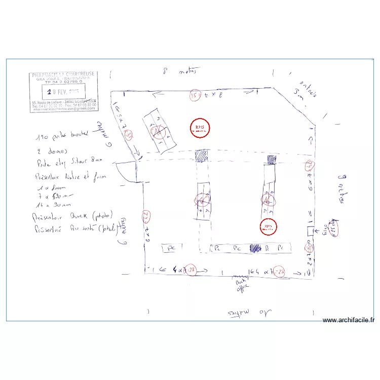 PLAN CHARTREUSE . Plan de 