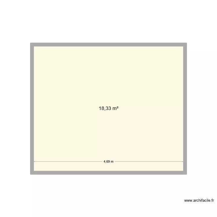Deuxième étage. Plan de 2 et 27 m² Deuxième étage. Plan de 2 et 27 m²