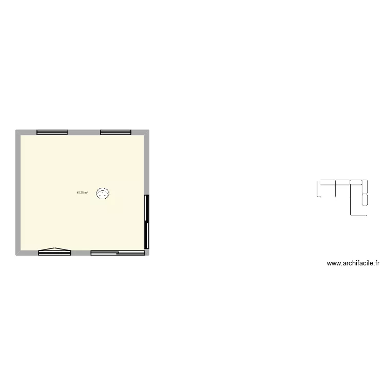 salon 2. Plan de 