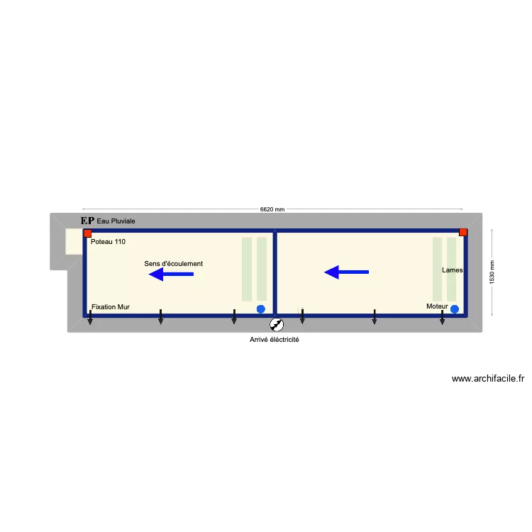 Gueraud 1. Plan de 3 et 20 m² Gueraud 1. Plan de 3 et 20 m²