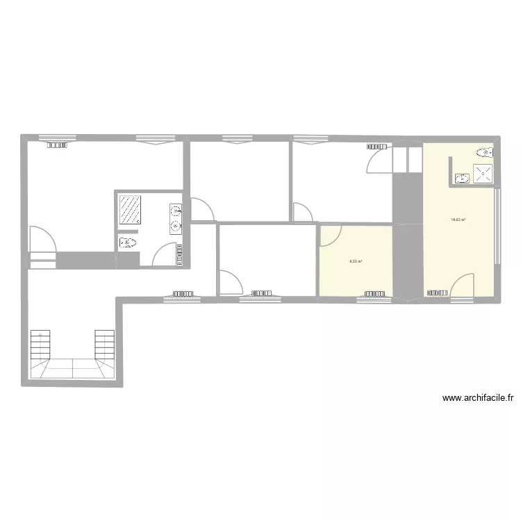 Bitry etage 1 V2. Plan de 