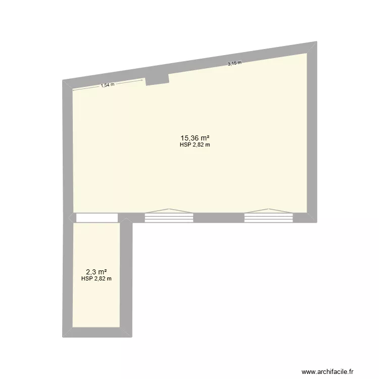 INVEST_SAB_V1.0. Plan de 2  et 18 m²