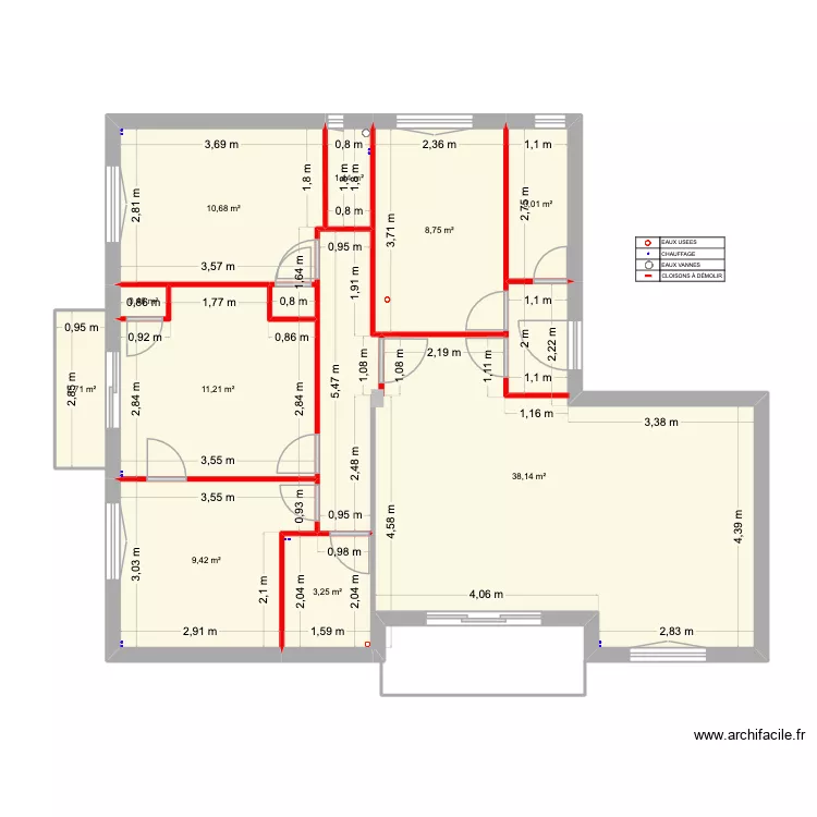 Megeve Grande Fontaine Construction 2. Plan de 10  et 89 m²