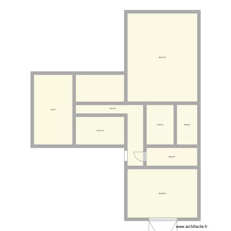 14 T v2. Plan de 8  et 142 m²