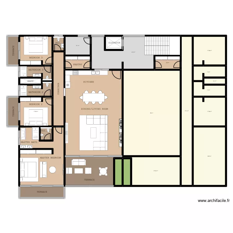 REBERO PROJECT. Plan de 30 et 587 m² REBERO PROJECT. Plan de 30 et 587 m²