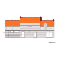 plan façade  nord  projeté