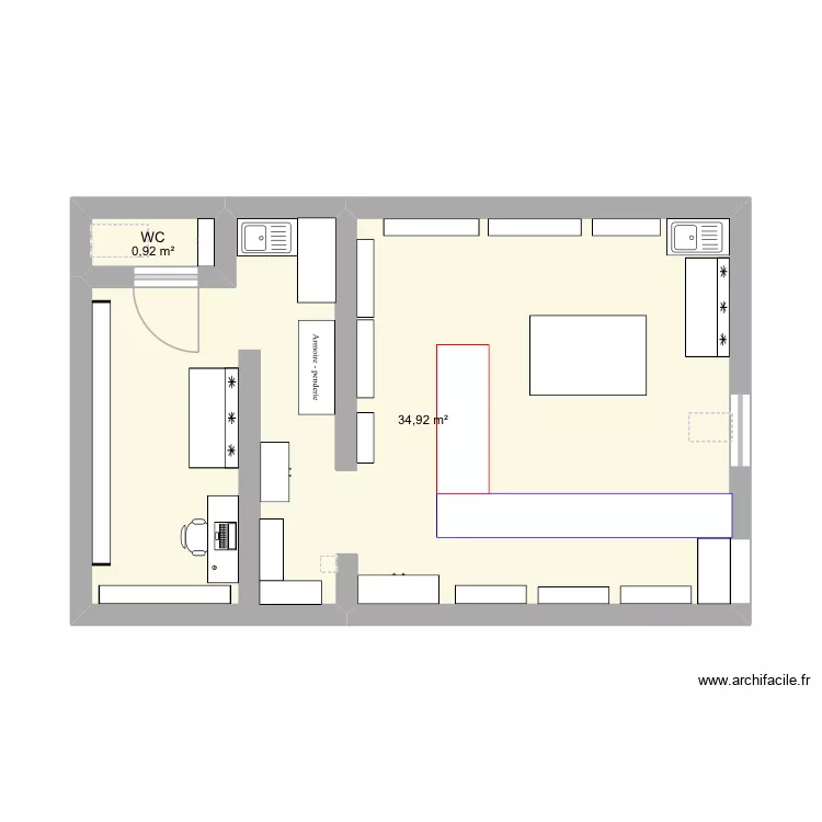 Jeff. Plan de 2 et 36 m² Jeff. Plan de 2 et 36 m²