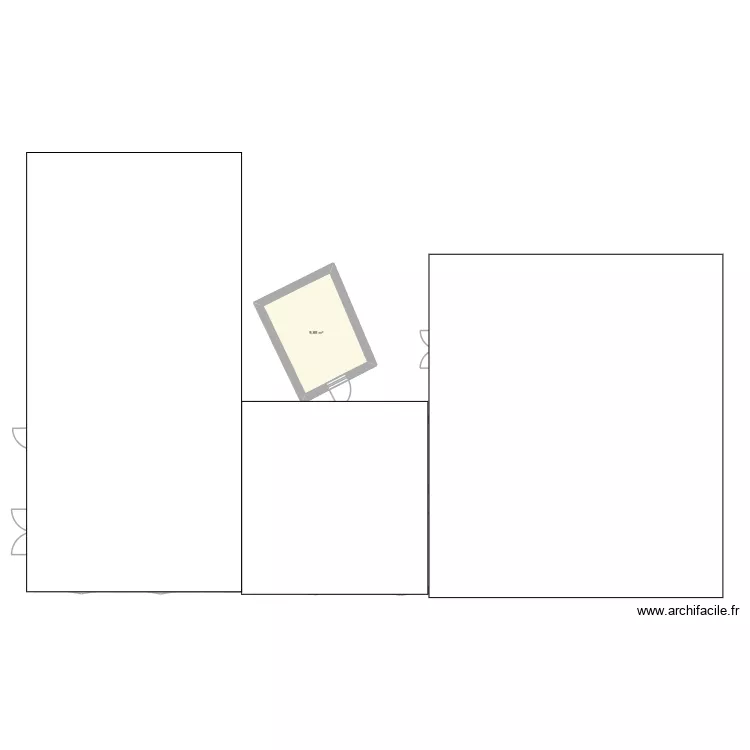 MAISON PINSONS 2. Plan de 1 et 10 m² MAISON PINSONS 2. Plan de 1 et 10 m²