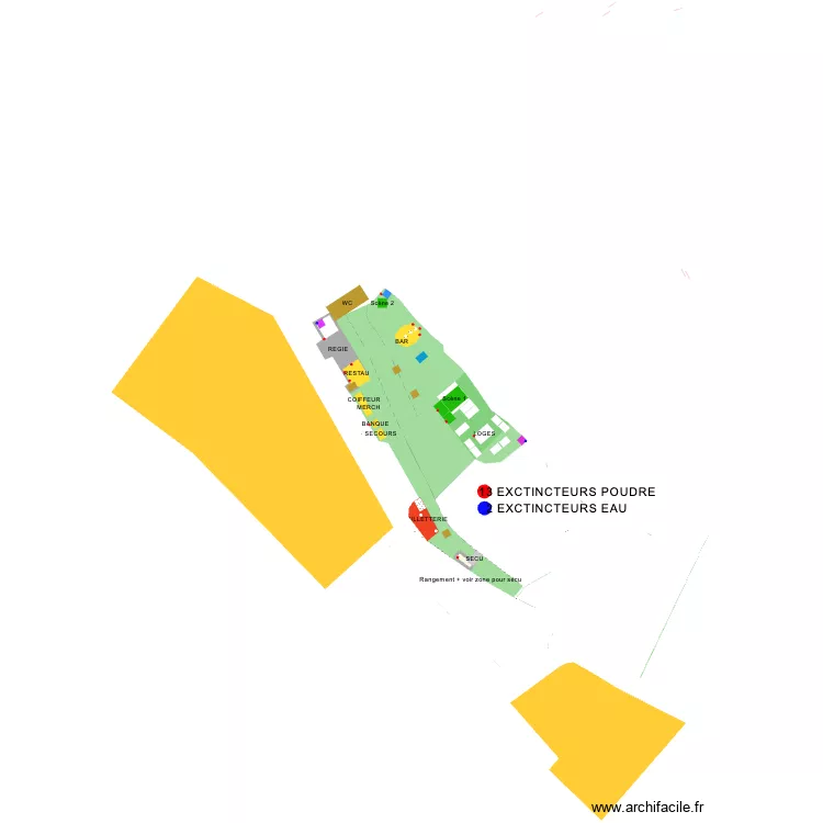 Les Audacieux 2026 GENERAL. Plan de 2  et 288 m²