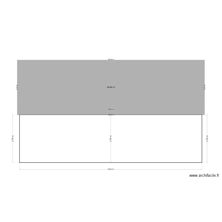 FACADE EST. Plan de 0 pièce et 0 m2