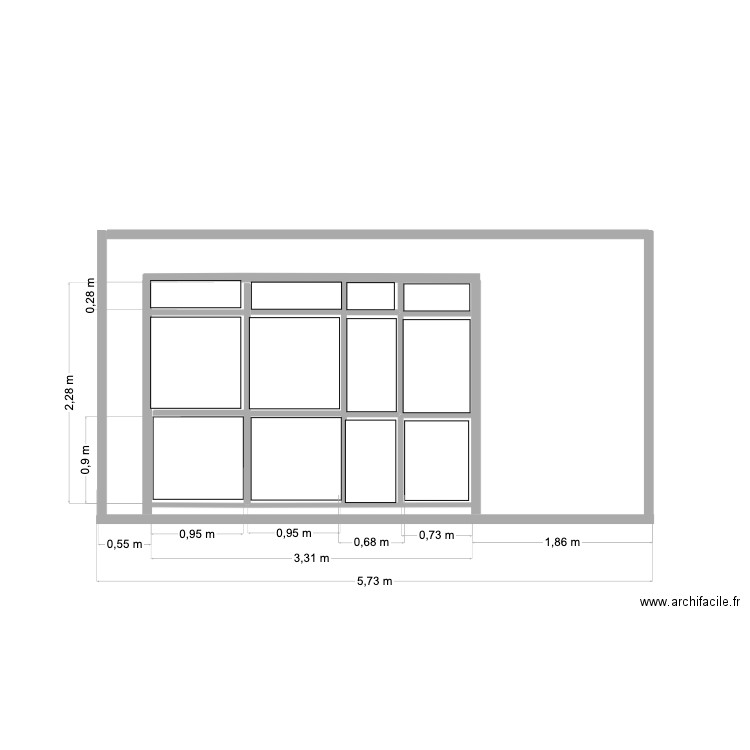 PORTE GARAGE v2. Plan de 0 pièce et 0 m2