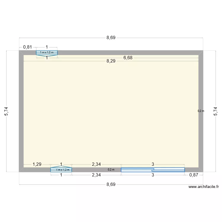 GARAGE - LA CADIERE. Plan de GARAGE - LA CADIERE. Plan de