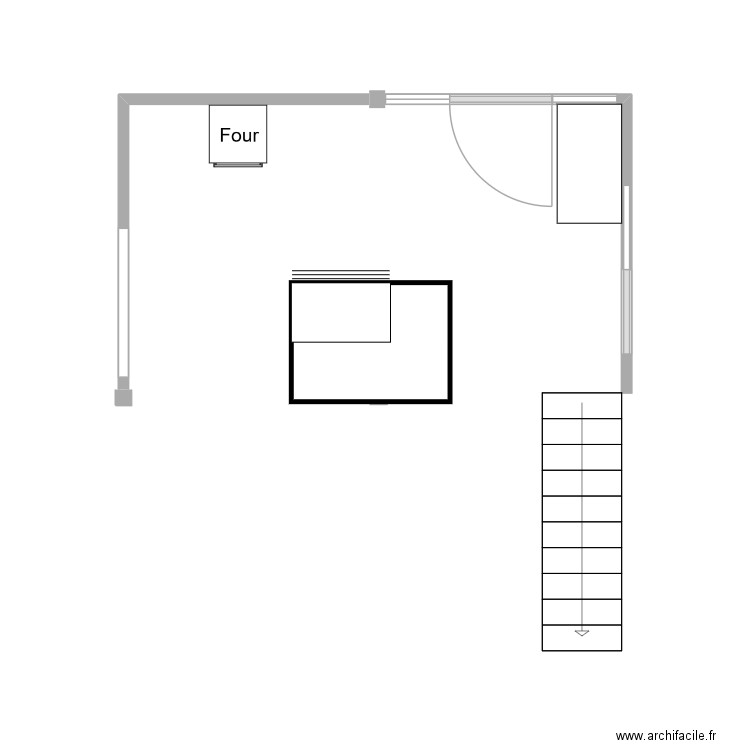 cuisine home. Plan de 0 pièce et 0 m2