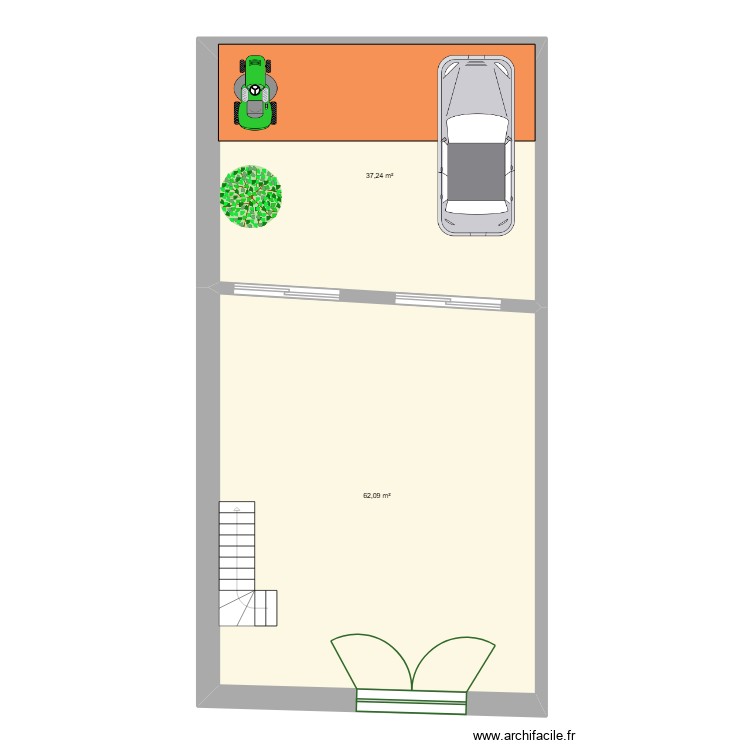 remise. Plan de 0 pièce et 0 m2