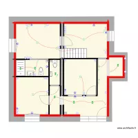 plan maison  sous sol projet 4 toilette
