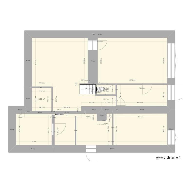 PICARD mr. Plan de 3 pièces et 93 m2