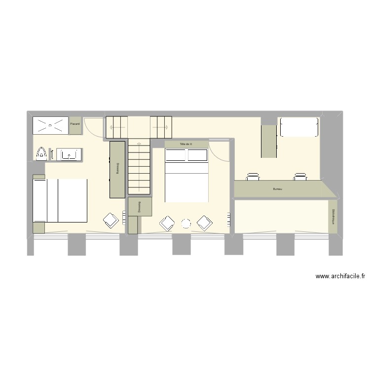 Annecy modif Étage. Plan de 0 pièce et 0 m2