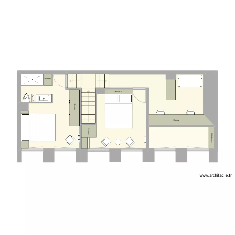Annecy modif &Eacute;tage. Plan de 