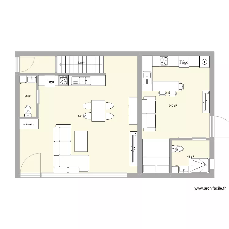 duplex rouge v2. Plan de duplex rouge v2. Plan de