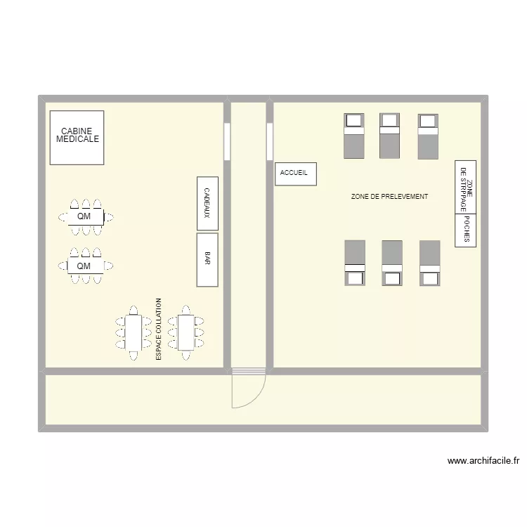 RANSART-Centre l'Eveil. Plan de 