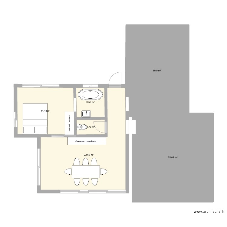 20250902_Extension. Plan de 6 pièces et 84 m2