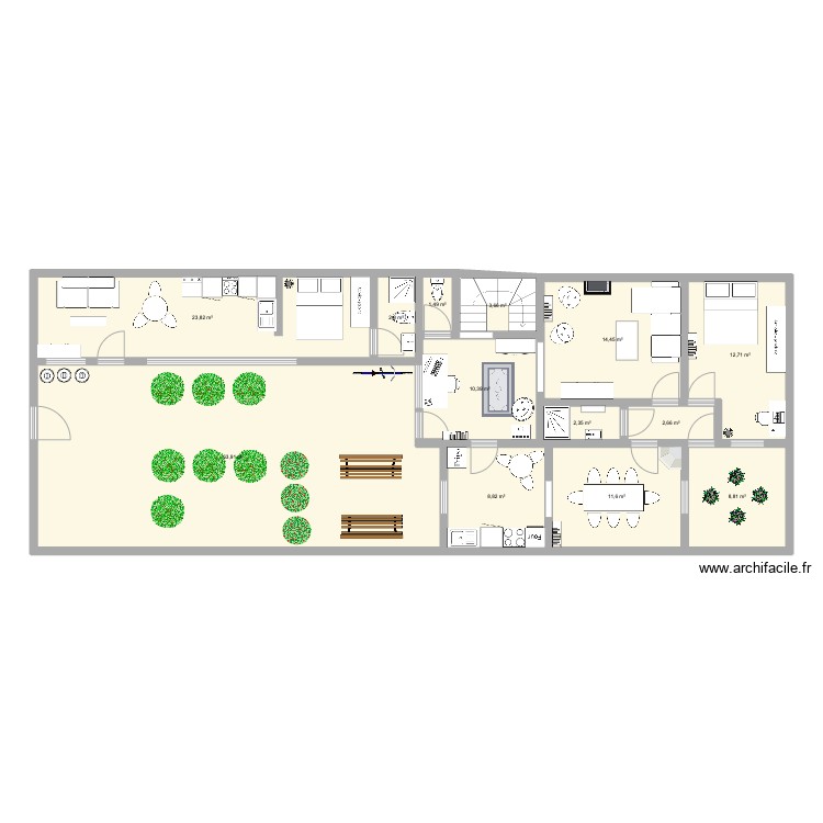 Paul - RDC New - Maison. Plan de 0 pièce et 0 m2 Paul - RDC New - Maison. Plan de 0 pièce et 0 m2