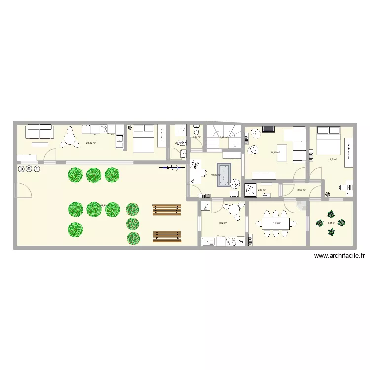 Paul - RDC New - Maison. Plan de 