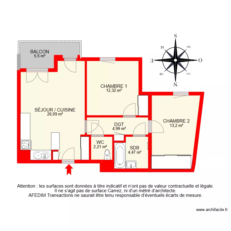BI 31797 -. Plan de 11  et 83 m²
